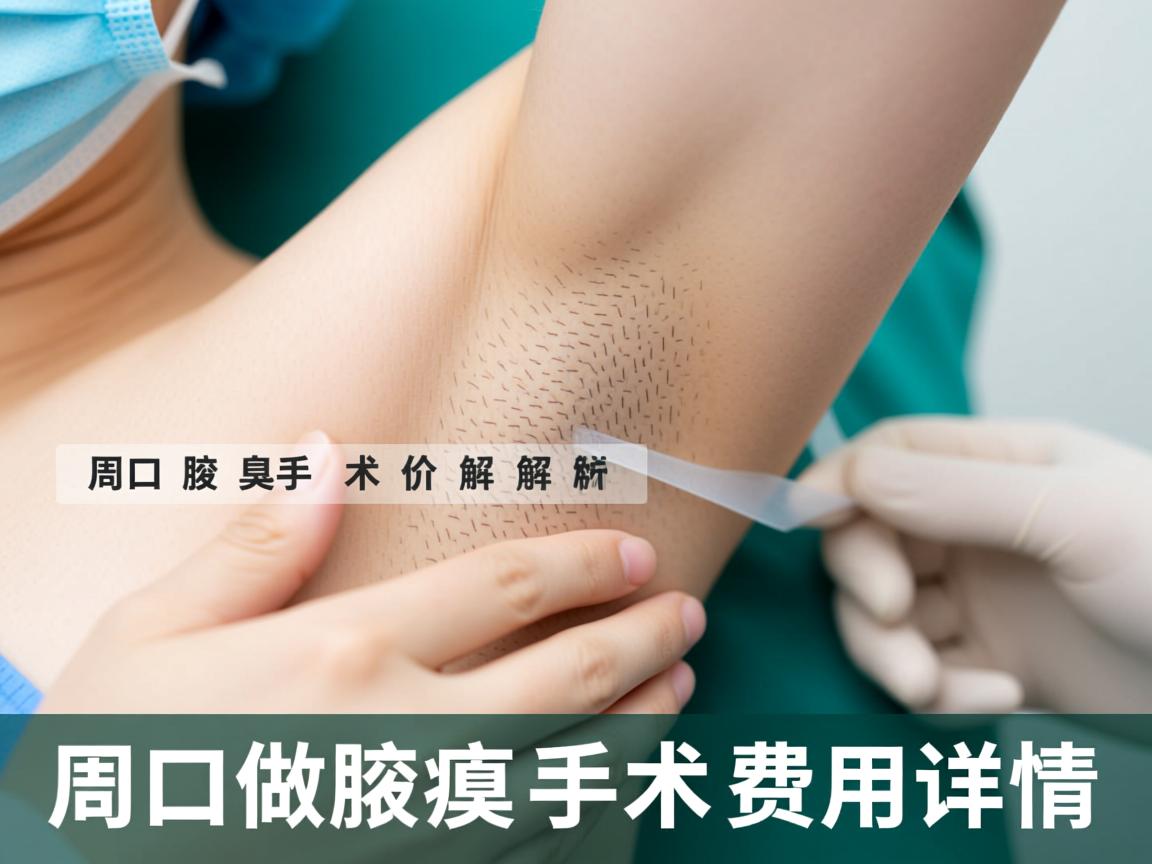 周口腋臭手术价格解析，周口做腋臭手术费用详情