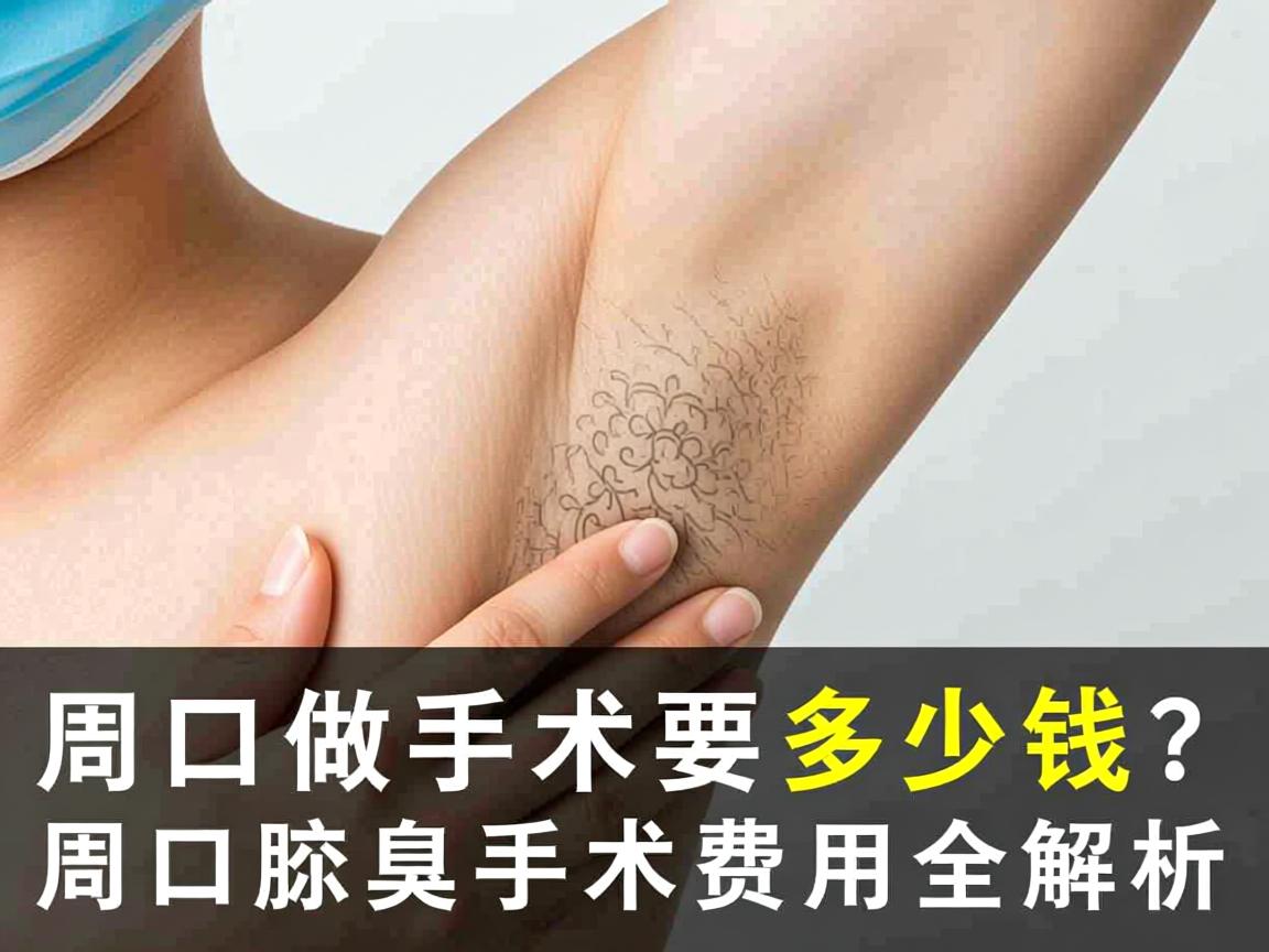 在周口做腋臭手术要多少钱？周口腋臭手术费用全解析