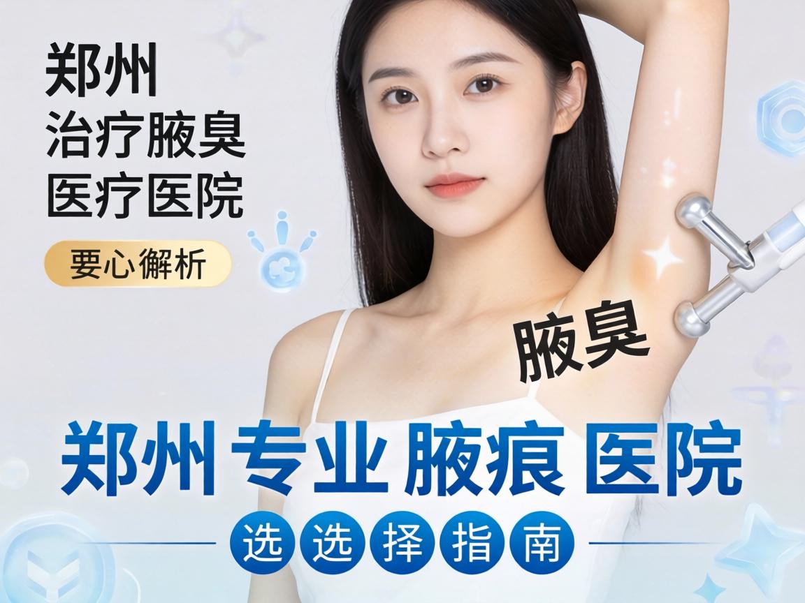 郑州治疗腋臭医院解析，郑州专业腋臭医院选择指南