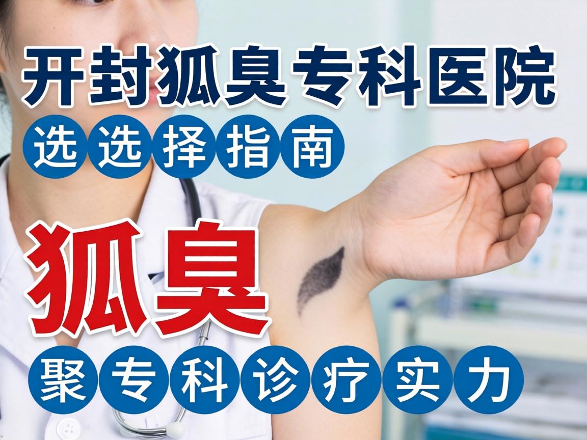 开封狐臭专科医院选择指南，聚焦狐臭专科诊疗实力