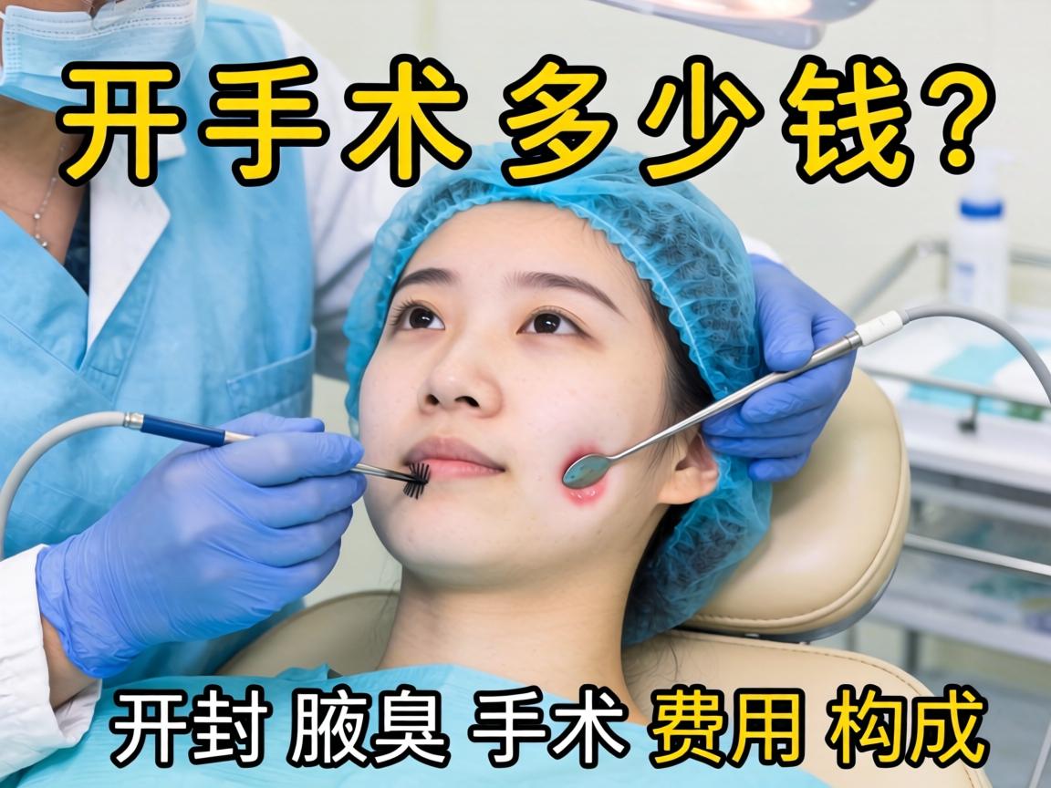 开封腋臭手术多少钱？详解开封腋臭手术费用构成