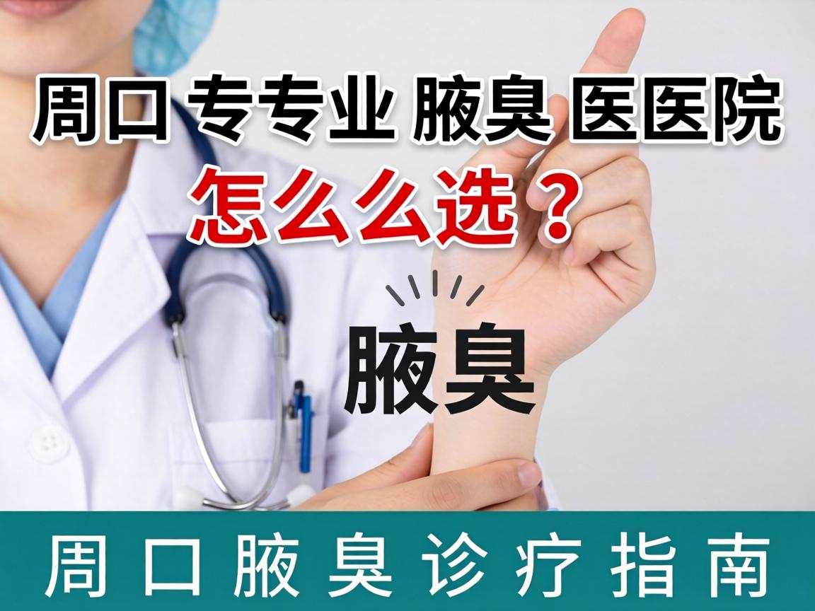 周口专业腋臭医院怎么选？周口腋臭诊疗指南