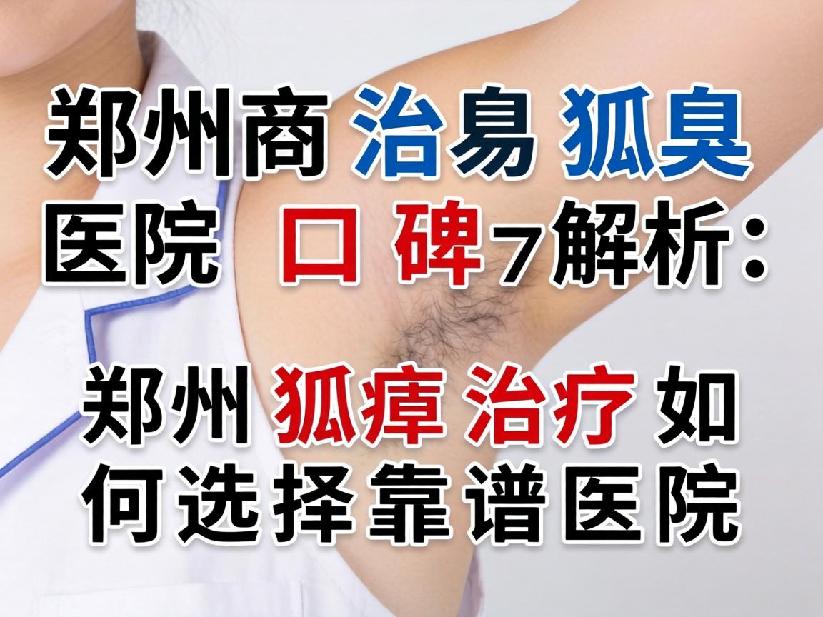 郑州治狐臭医院口碑解析，郑州狐臭治疗如何选择靠谱医院