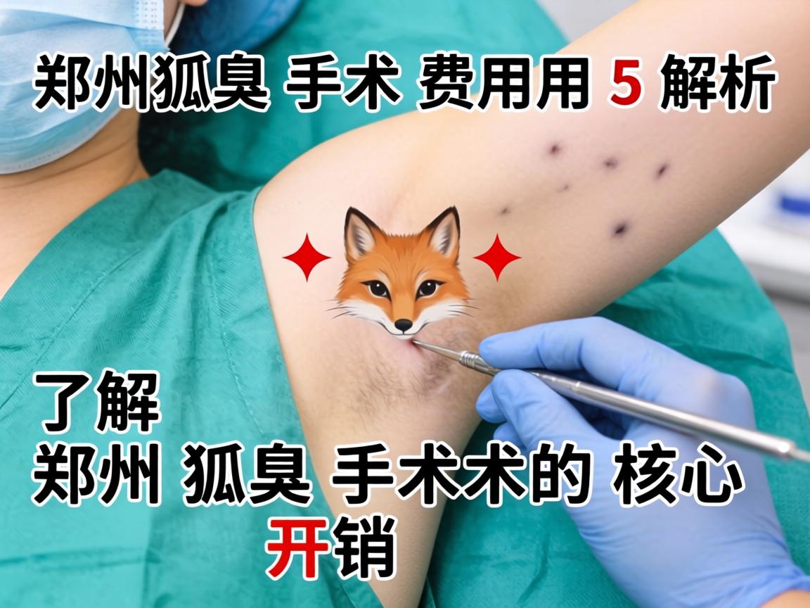郑州狐臭手术费用解析，了解郑州狐臭手术的核心开销