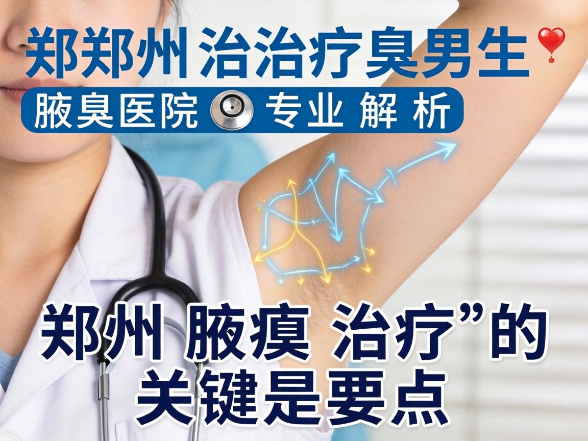 郑州治疗男生腋臭医院专业解析，郑州腋臭治疗的关键要点