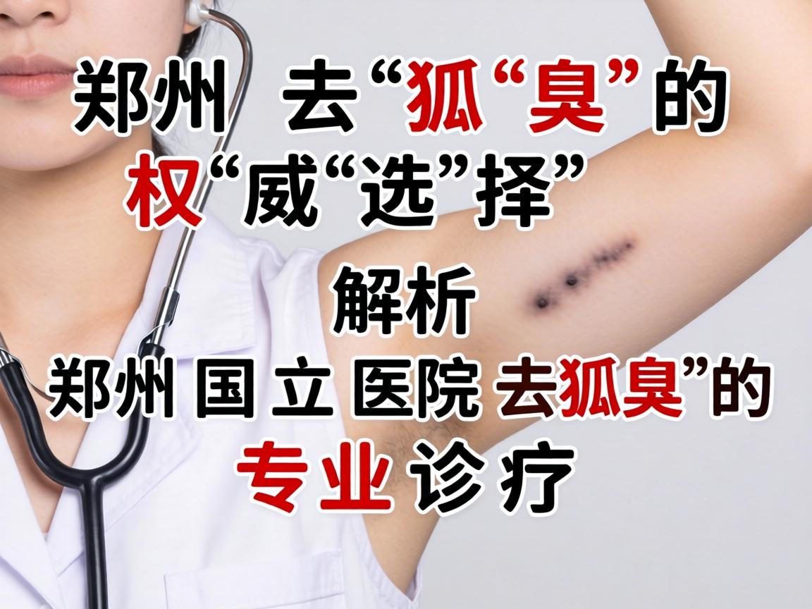 郑州去狐臭的权威选择，解析郑州国立医院去狐臭的专业诊疗