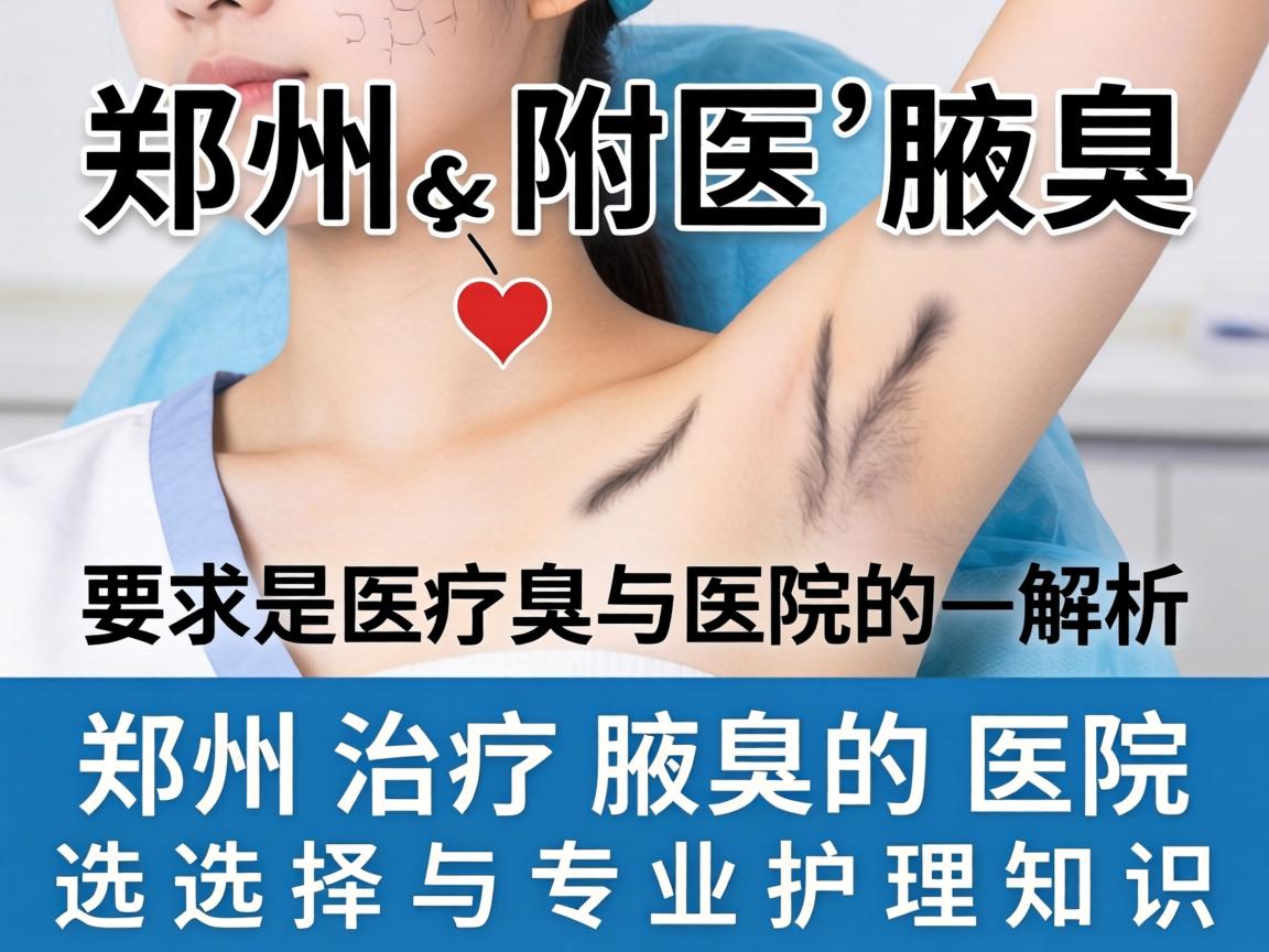 郑州附医腋臭医院解析，郑州治疗腋臭的医院选择与专业护理知识