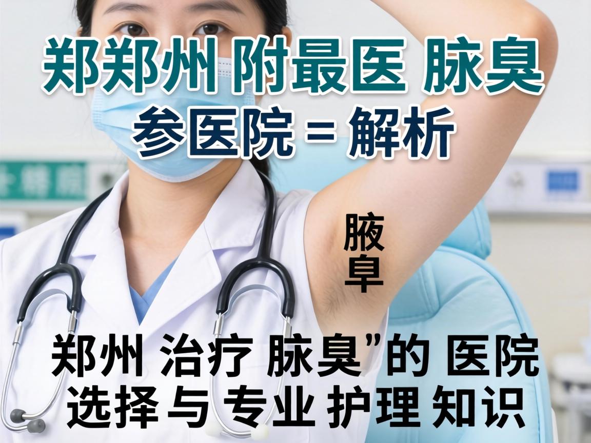 郑州附医腋臭医院解析，郑州治疗腋臭的医院选择与专业护理知识