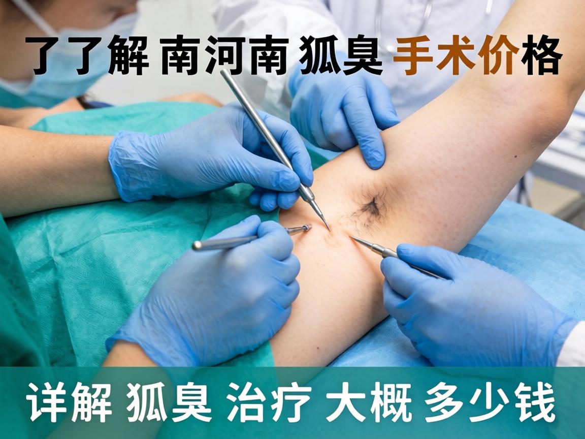了解河南狐臭手术价格 详解狐臭治疗大概多少钱