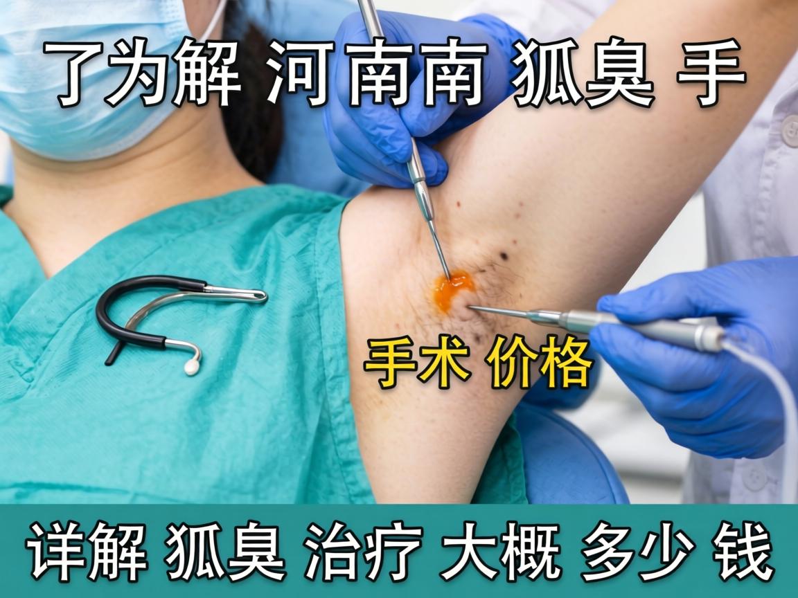 了解河南狐臭手术价格 详解狐臭治疗大概多少钱