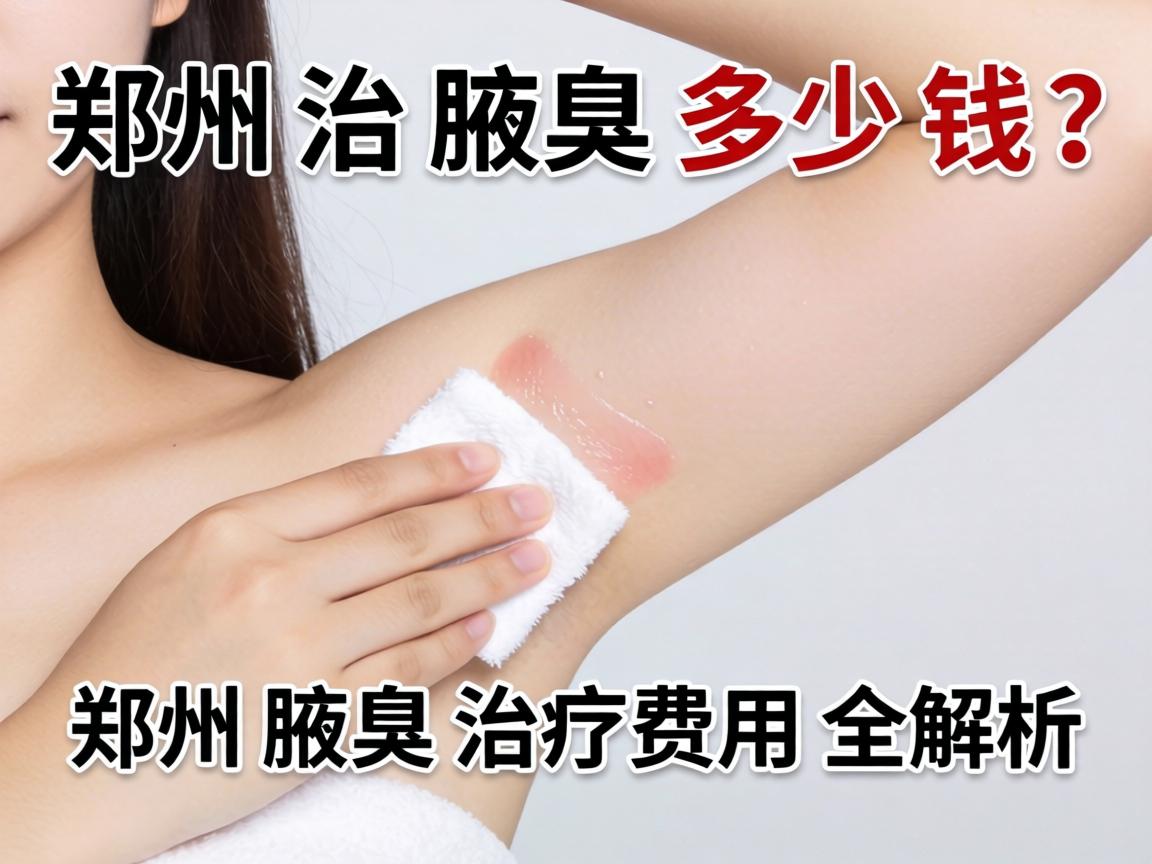 郑州治腋臭多少钱？郑州腋臭治疗费用全解析