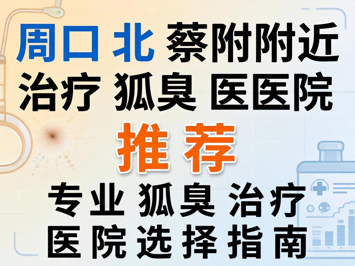 周口北蔡附近治疗狐臭医院推荐 专业狐臭治疗医院选择指南