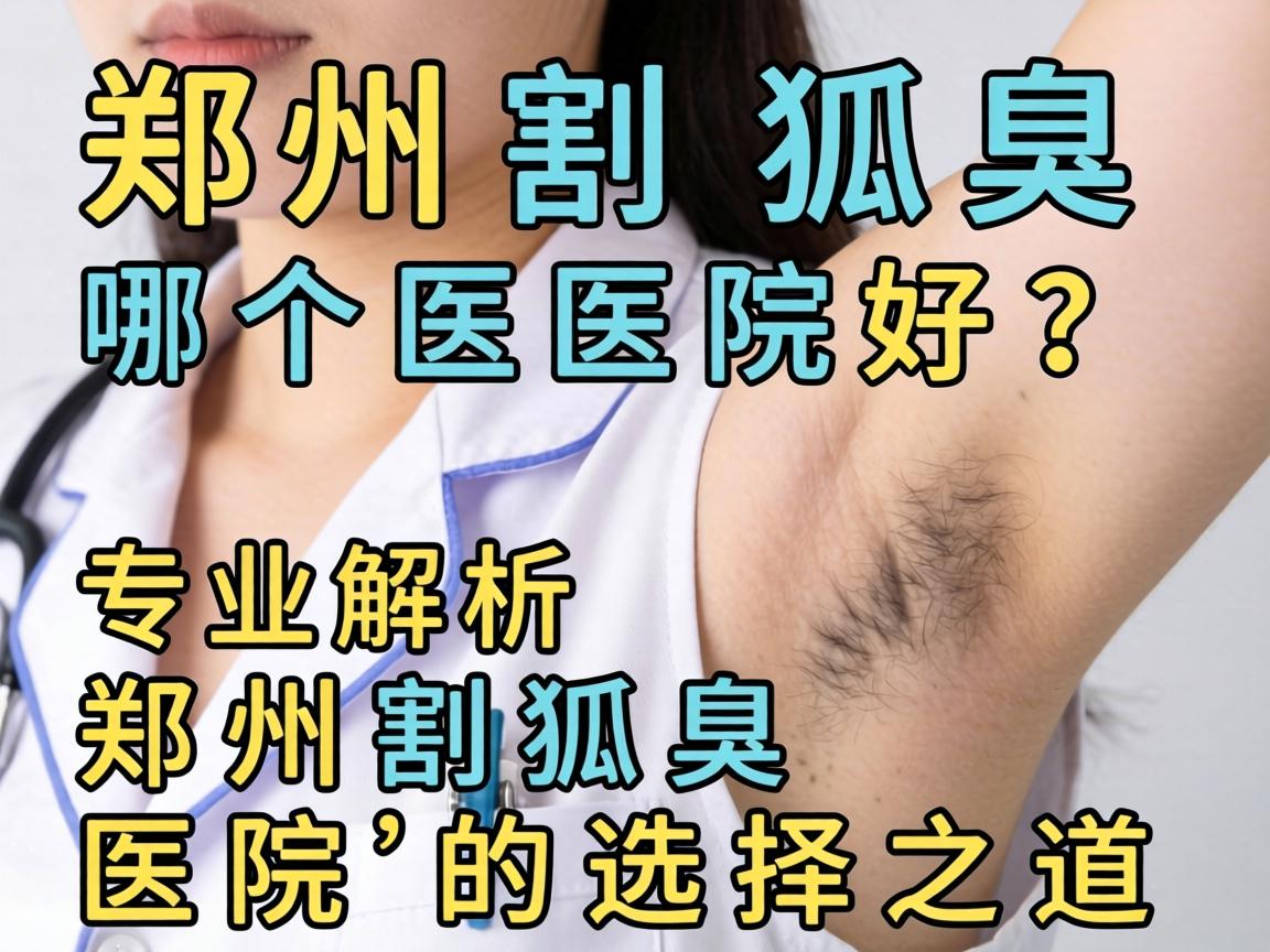 郑州割狐臭哪个医院好？专业解析郑州割狐臭医院的选择之道