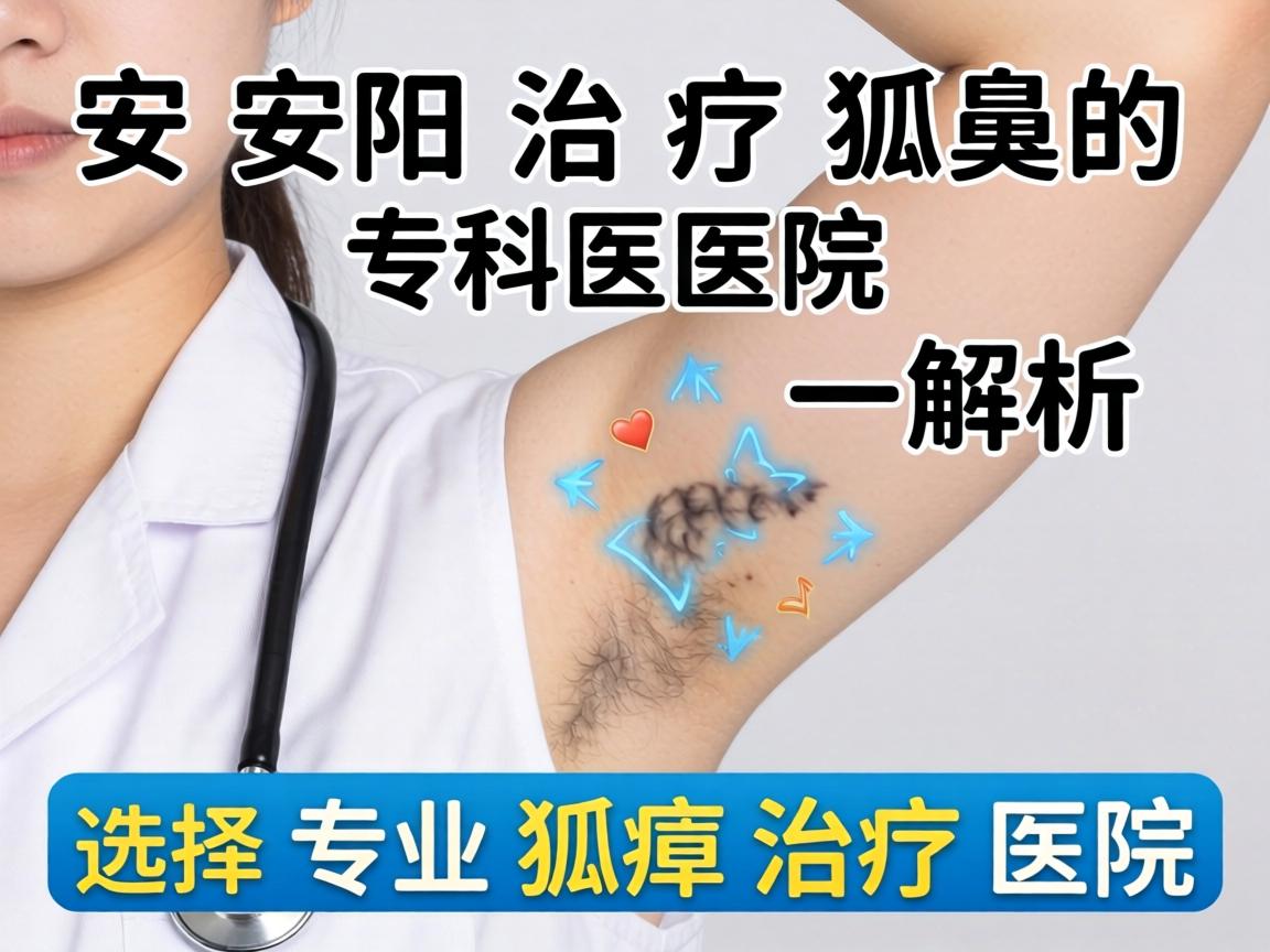 安阳治疗狐臭的专科医院解析，如何选择专业狐臭治疗医院