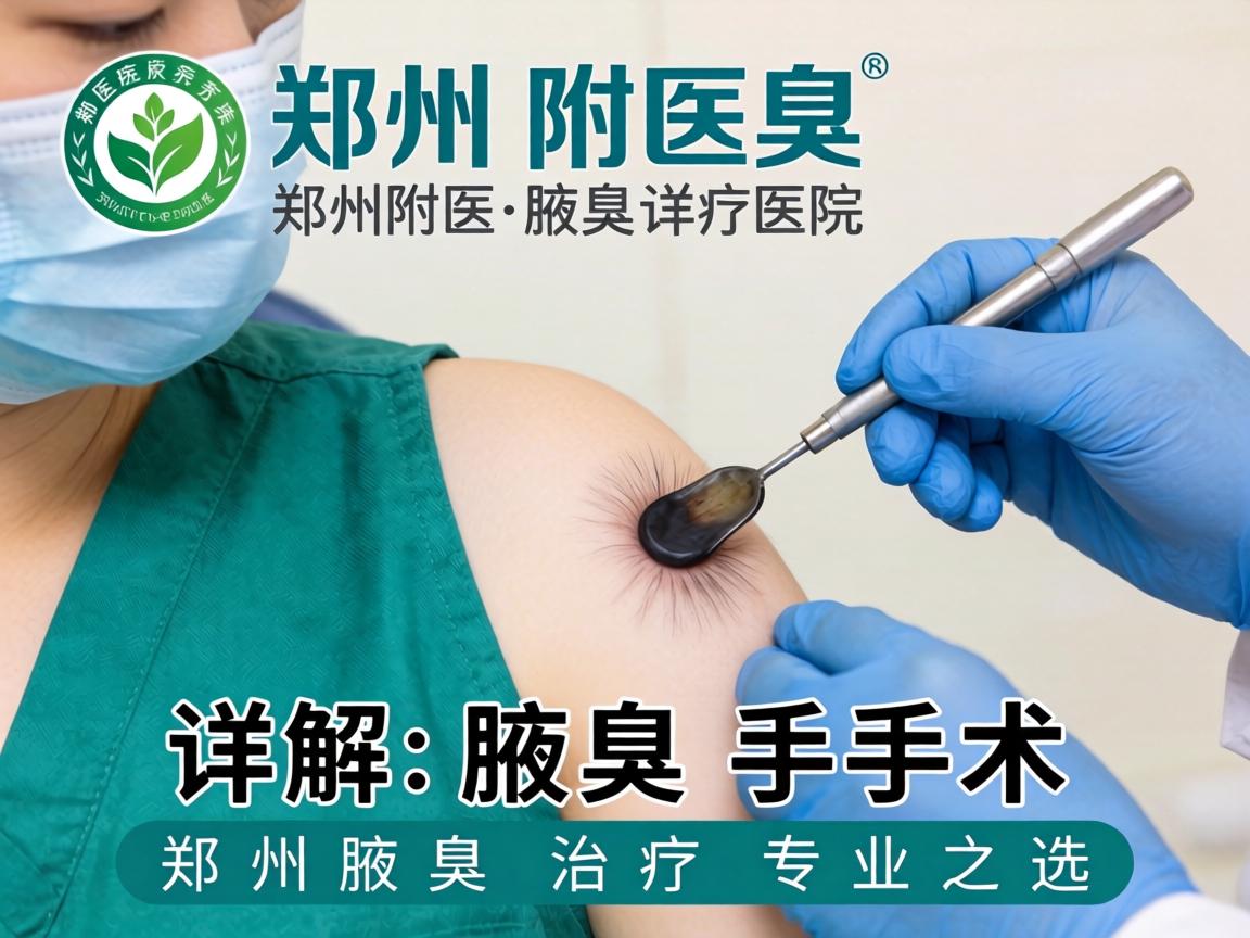 郑州附医腋臭医院详解腋臭手术，郑州腋臭治疗专业之选