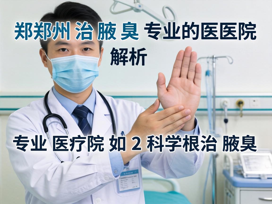 郑州治腋臭专业的医院解析，专业医院如何科学根治腋臭