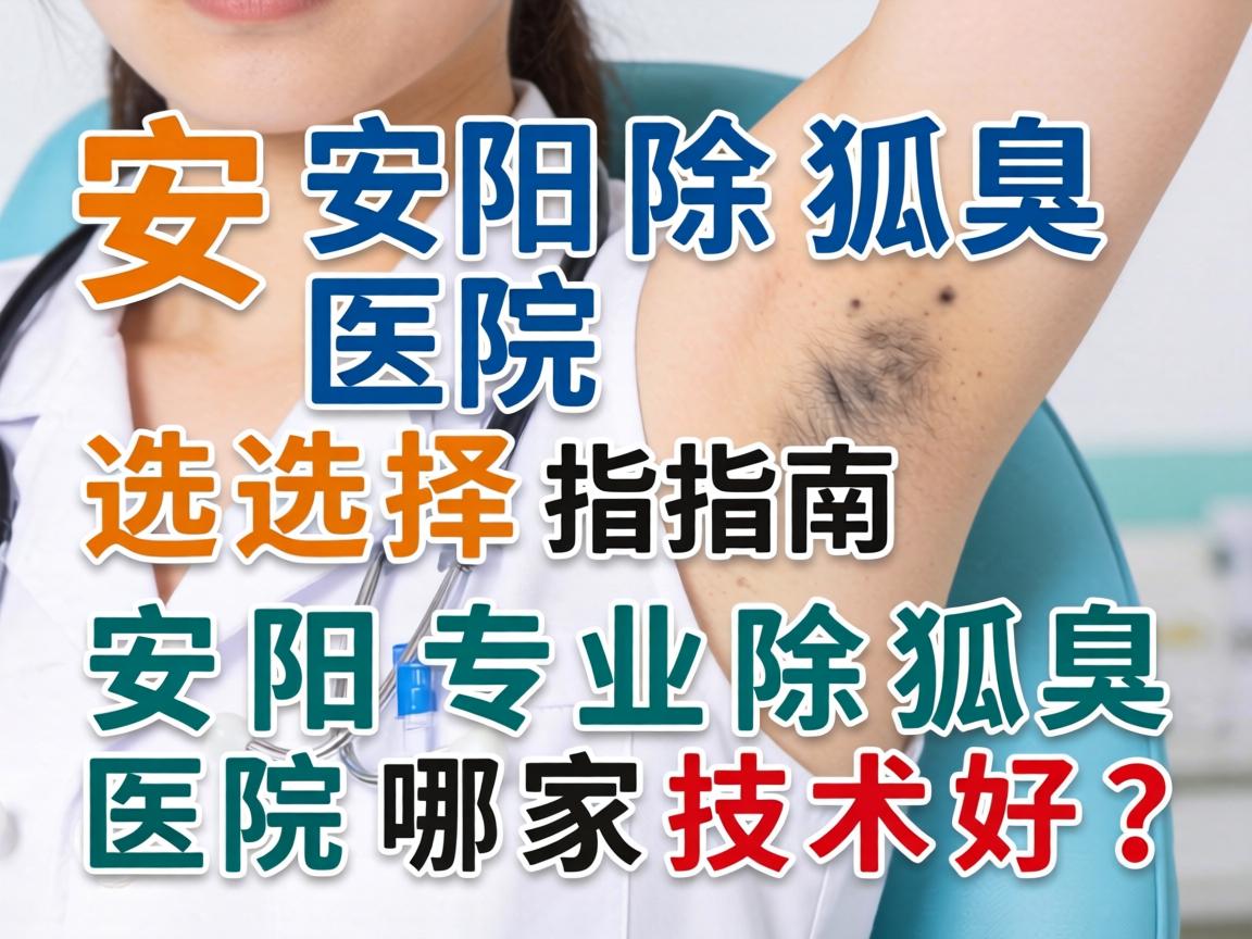 安阳除狐臭医院选择指南，安阳专业除狐臭医院哪家技术好？