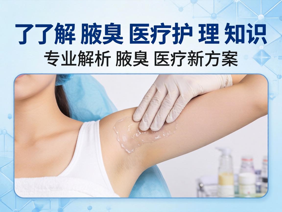 了解腋臭医疗护理知识，专业解析腋臭医疗新方案