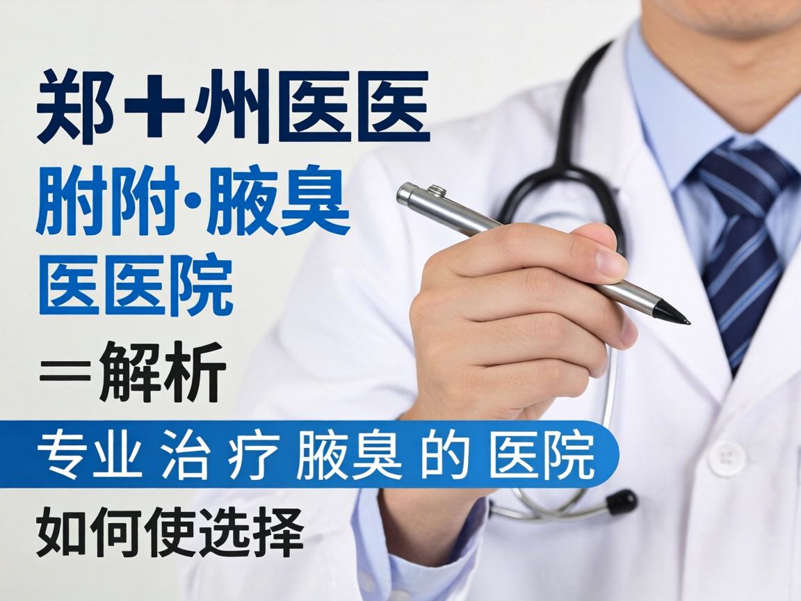 郑州附医腋臭医院解析，专业治疗腋臭的医院如何选择