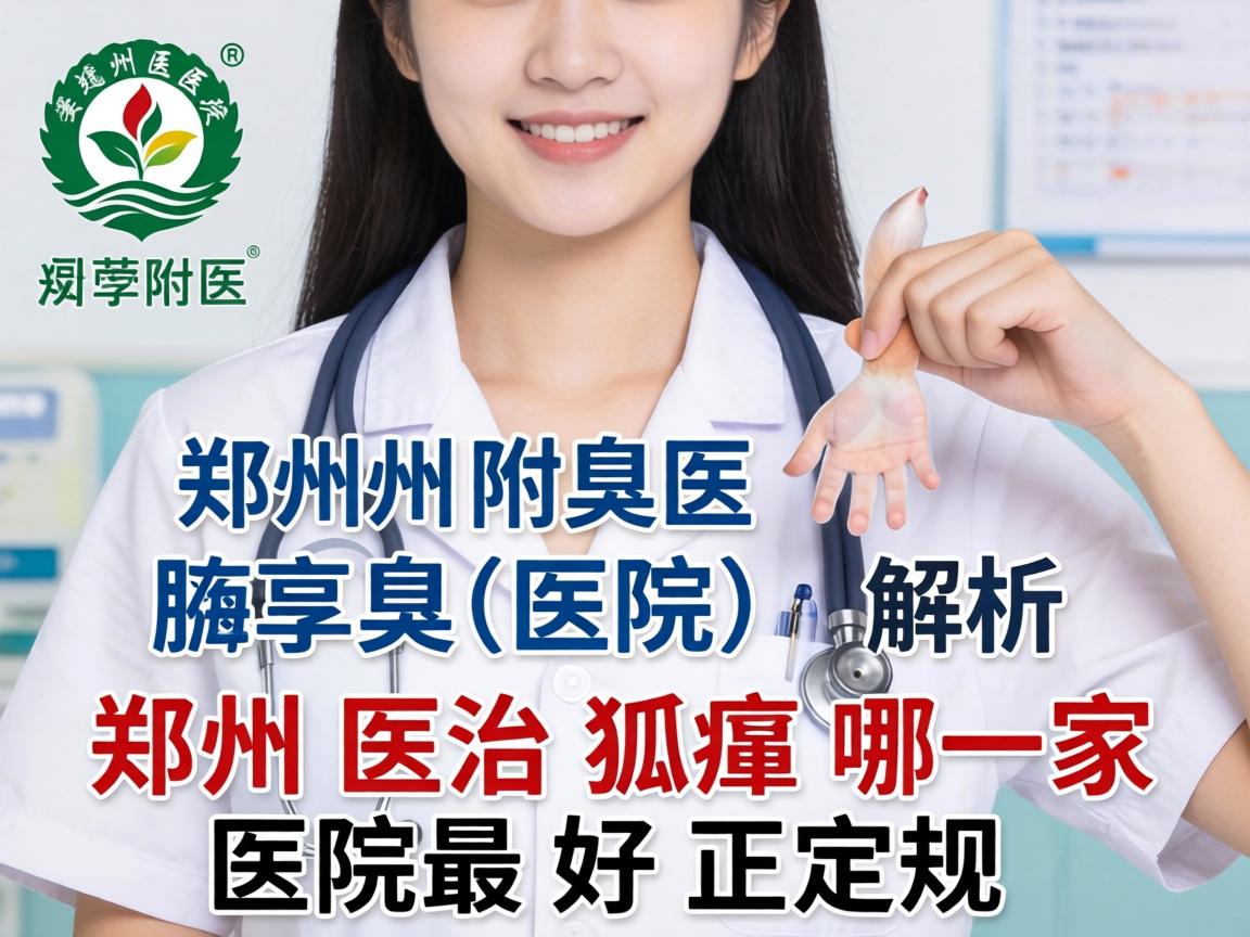 郑州附医腋臭医院解析，郑州医治狐臭哪一家医院最好正规