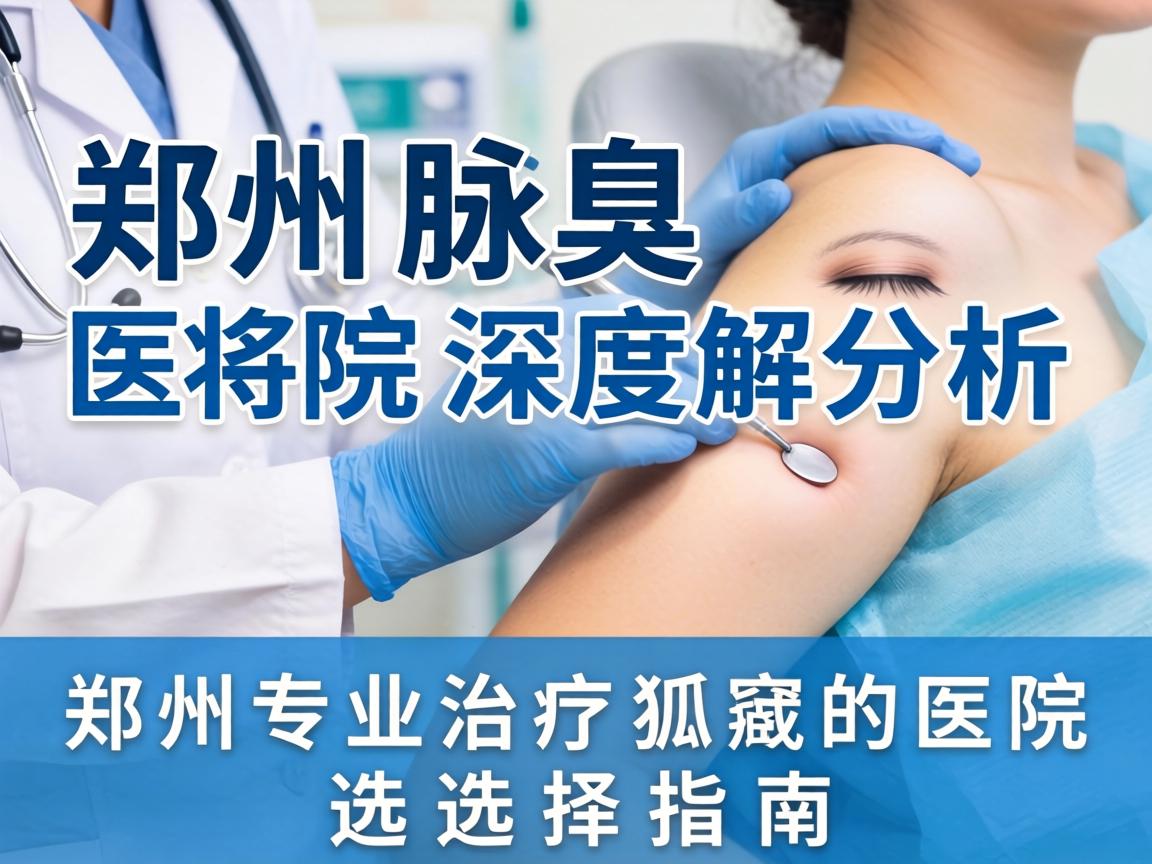 郑州腋臭医院深度解析，郑州专业治疗狐臭的医院选择指南