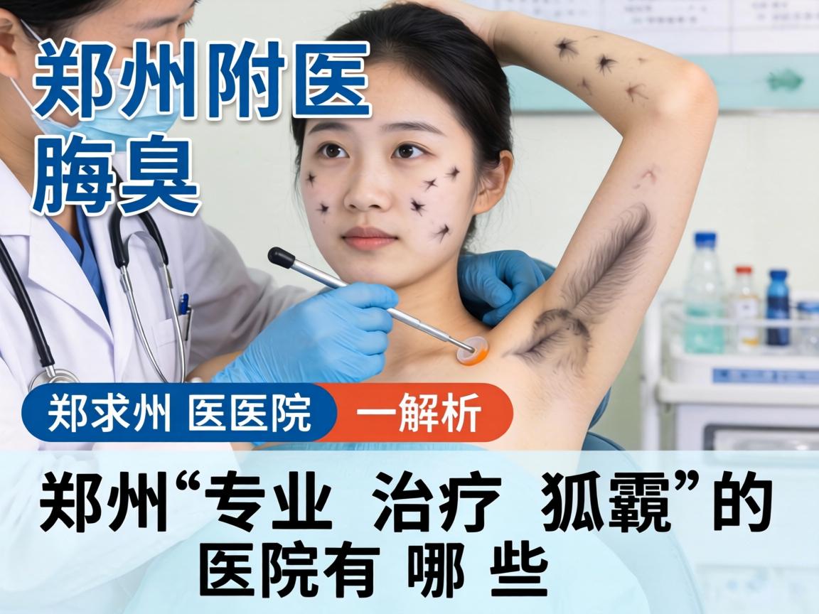 郑州附医腋臭医院解析，郑州专业治疗狐臭的医院有哪些