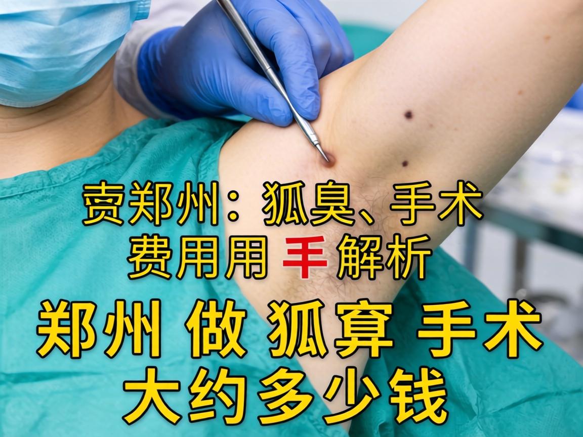 郑州狐臭手术费用解析，郑州做狐臭手术大约多少钱