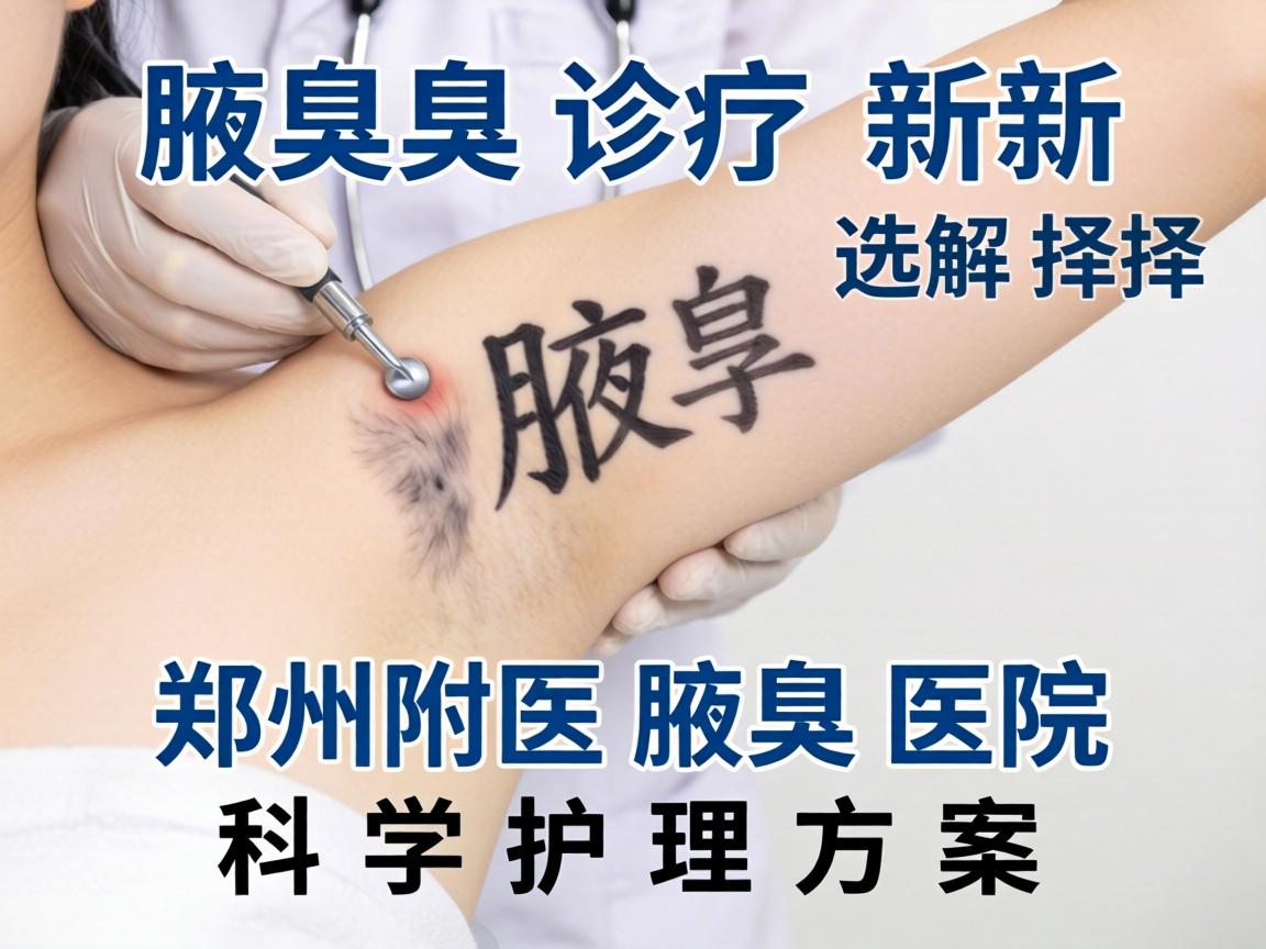 腋臭诊疗新选择，解析郑州附医腋臭医院的科学护理方案