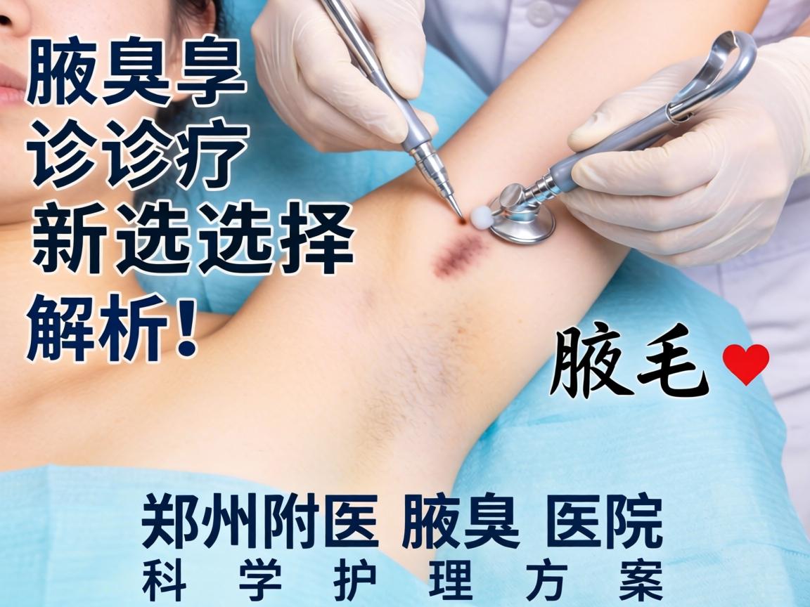 腋臭诊疗新选择，解析郑州附医腋臭医院的科学护理方案