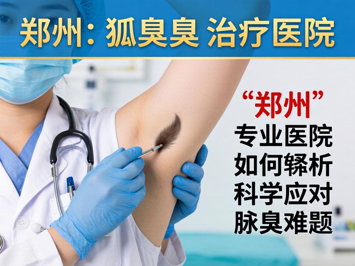 郑州狐臭医院解析狐臭治疗，郑州专业医院如何科学应对腋臭难题