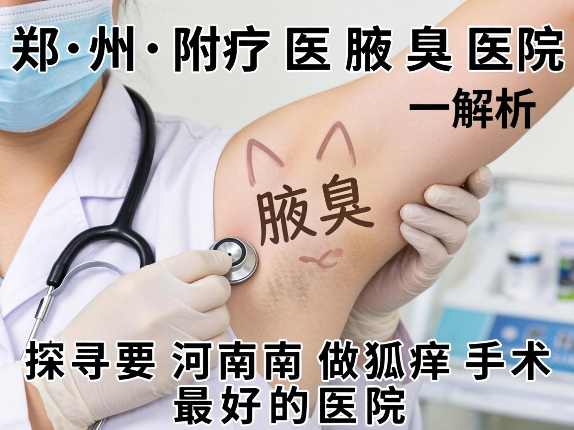 郑州附医腋臭医院解析，探寻河南做狐臭手术最好的医院