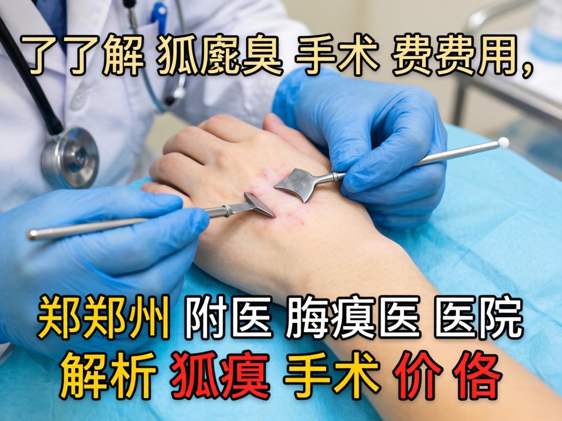 了解狐臭手术费用，郑州附医腋臭医院解析狐臭手术价格