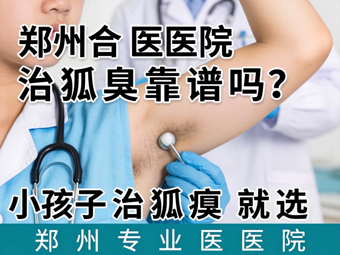 郑州医院治狐臭靠谱吗？小孩子治狐臭就选郑州专业医院