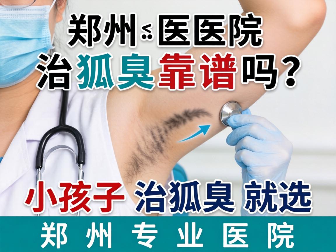 郑州医院治狐臭靠谱吗？小孩子治狐臭就选郑州专业医院