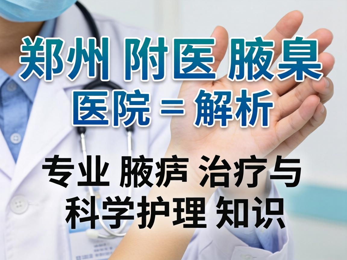 郑州附医腋臭医院解析，专业腋臭治疗与科学护理知识