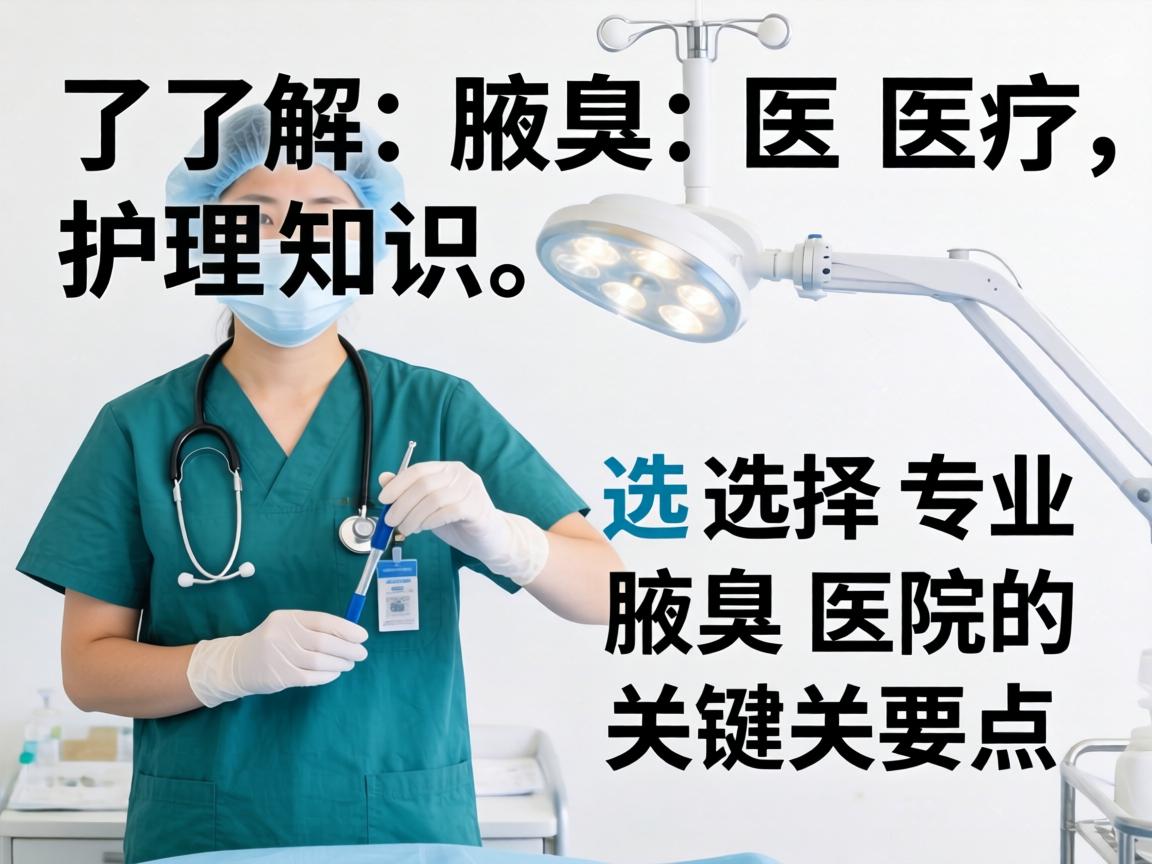 了解腋臭医疗护理知识，选择专业腋臭医院的关键要点