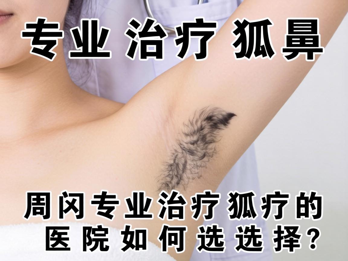 专业治疗狐臭，周口专业治疗狐臭的医院如何选择？