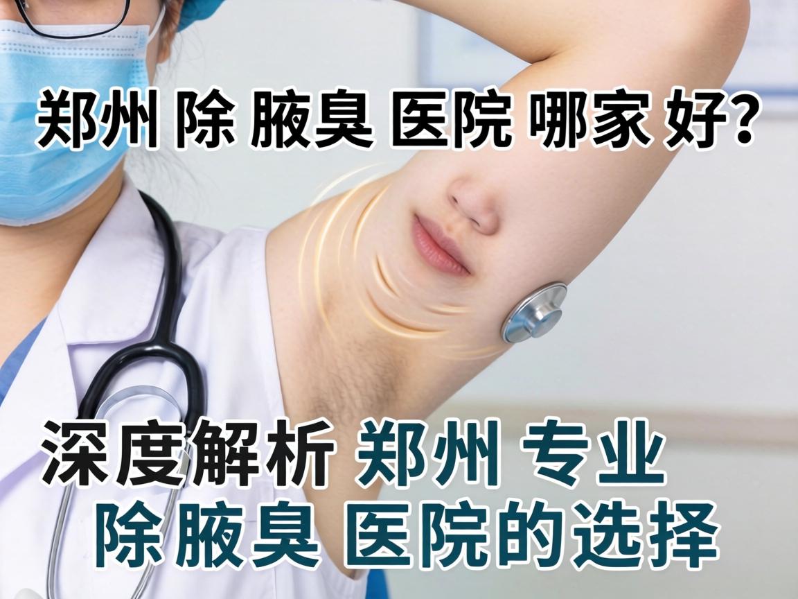 郑州除腋臭医院哪家好？深度解析郑州专业除腋臭医院的选择