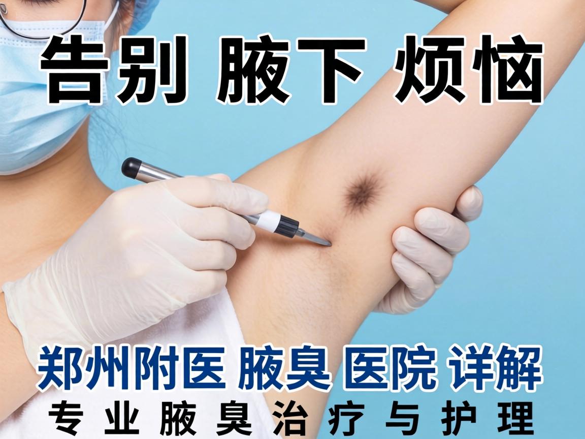 告别腋下烦恼，郑州附医腋臭医院详解专业腋臭治疗与护理