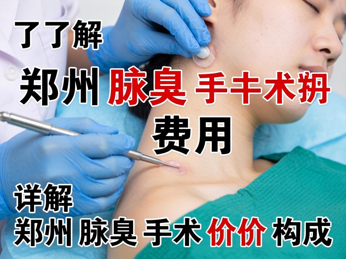 了解郑州腋臭手术费用 详解郑州腋臭手术价格构成