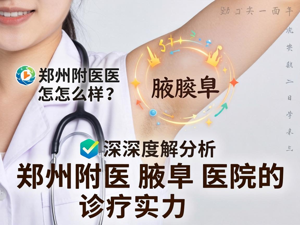 郑州附医腋臭医院怎么样？深度解析郑州附医腋臭医院的诊疗实力