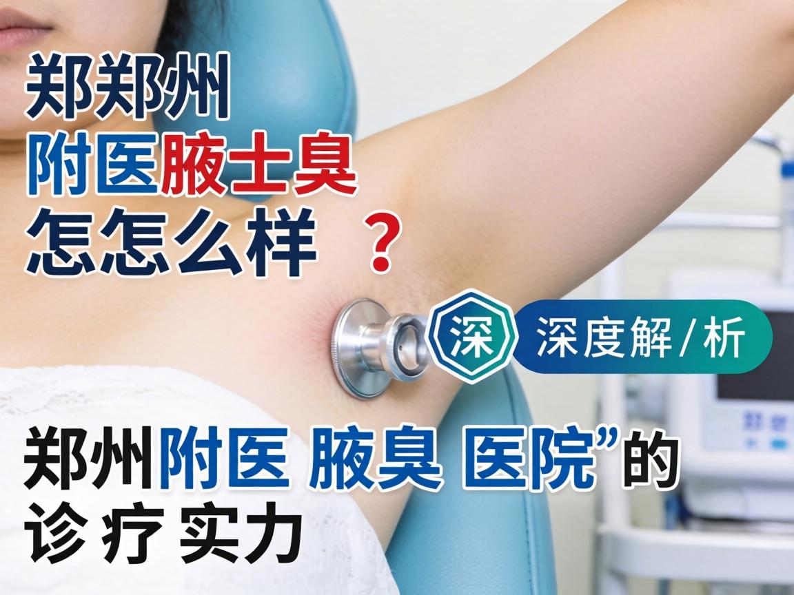 郑州附医腋臭医院怎么样？深度解析郑州附医腋臭医院的诊疗实力