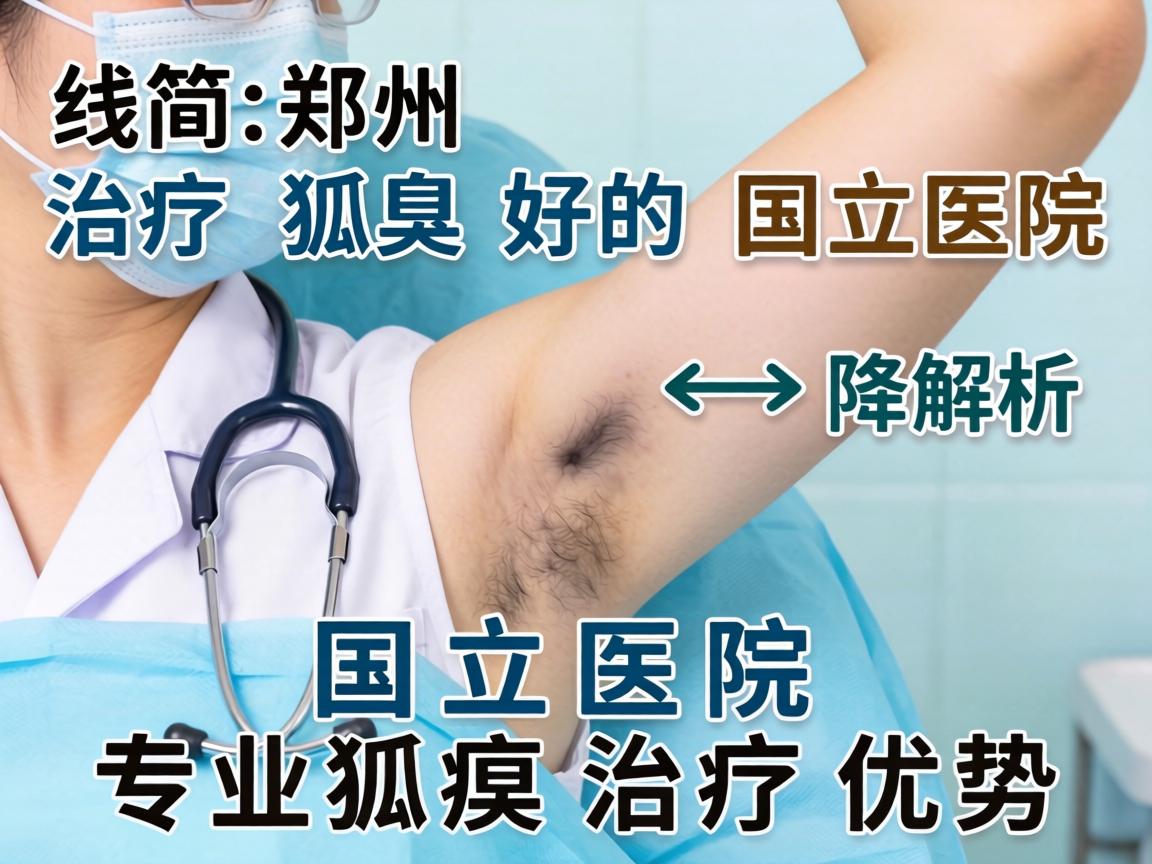 郑州治疗狐臭好的国立医院，解析国立医院专业狐臭治疗优势