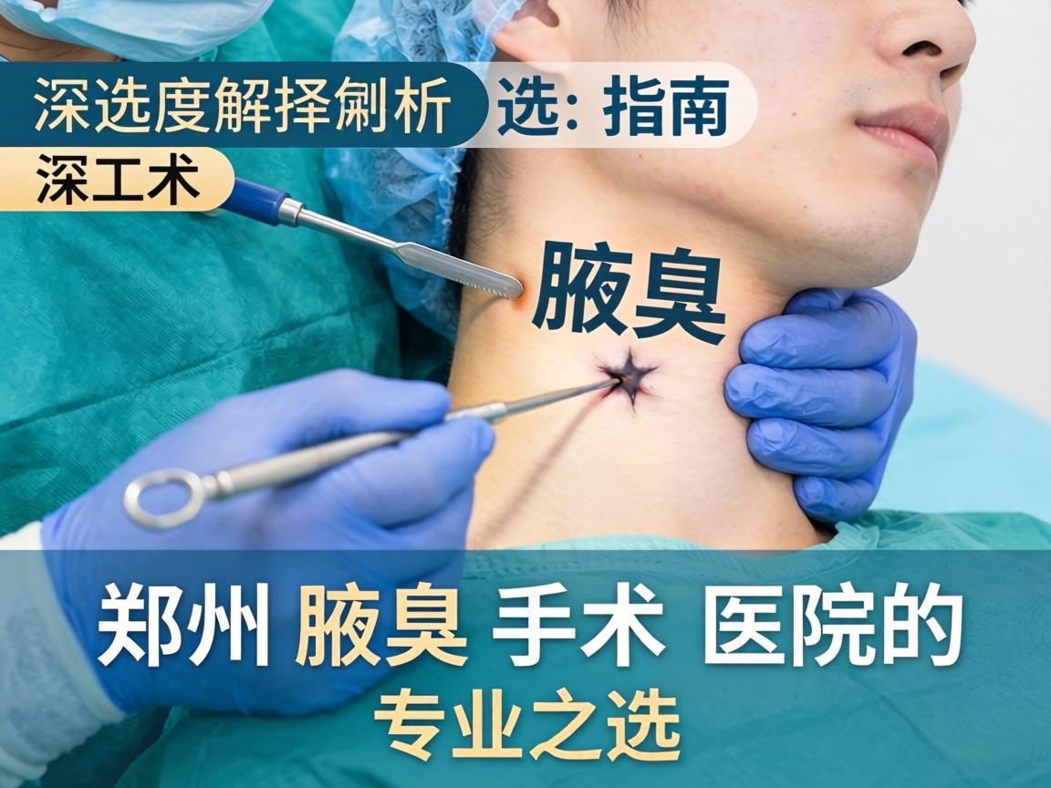 腋臭手术选择指南，深度解析郑州腋臭手术医院的专业之选