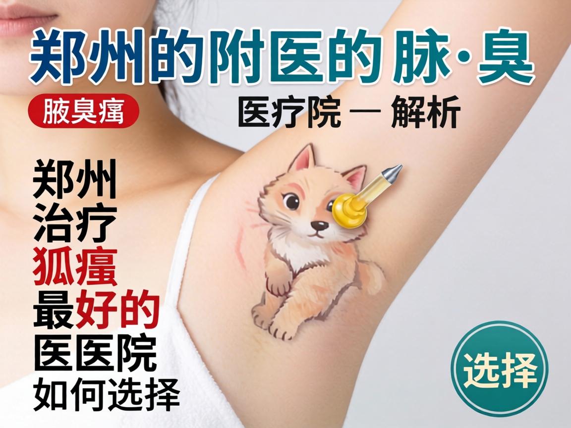 郑州附医腋臭医院解析，郑州治疗狐臭最好的医院如何选择