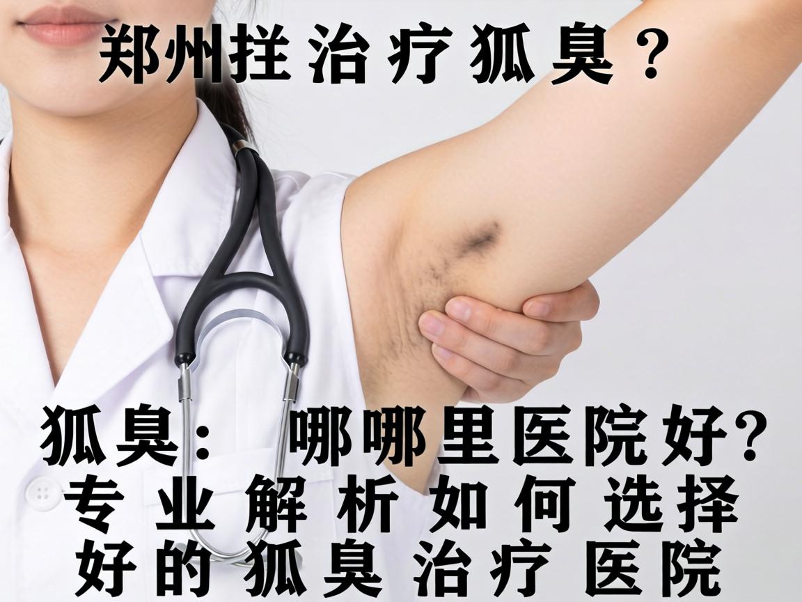 郑州治疗狐臭哪里医院好？专业解析如何选择好的狐臭治疗医院