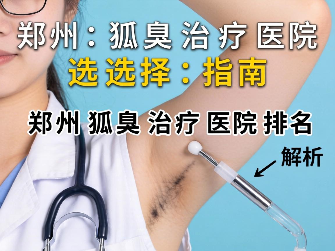 郑州狐臭治疗医院选择指南，解析郑州狐臭治疗医院排名