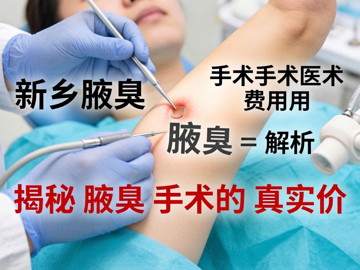 新乡腋臭手术费用解析，揭秘腋臭手术的真实价格