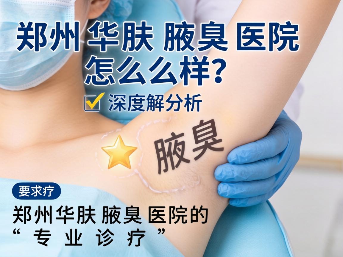郑州华肤腋臭医院怎么样？深度解析郑州华肤腋臭医院的专业诊疗