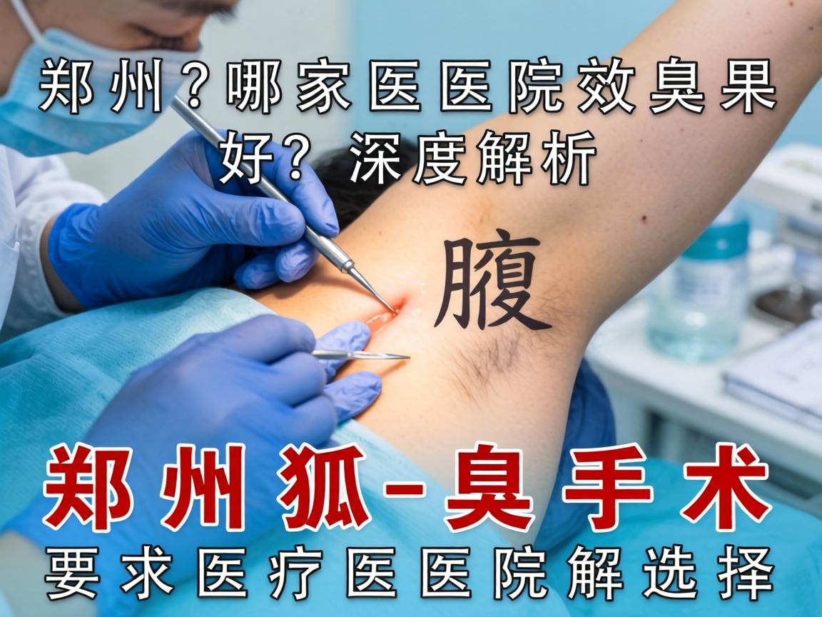 郑州狐臭手术哪家医院效果好?深度解析郑州狐臭手术医院选择 郑州狐臭手术哪家医院效果好?深度解析郑州狐臭手术医院选择